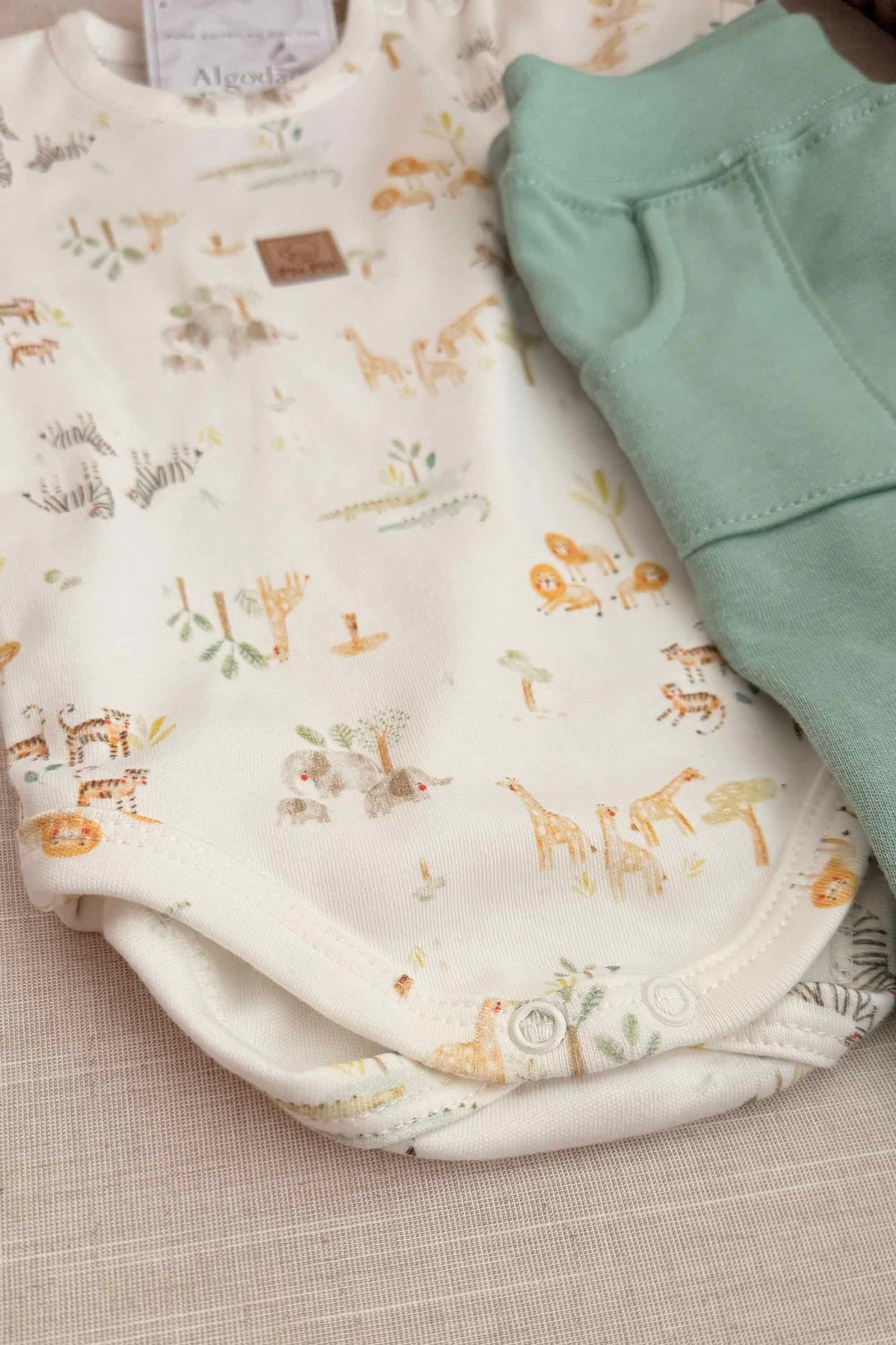 Conjunto Bebê Menino Body e Calça Selva Algodão Egípcio — foto 4