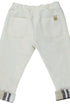 Calça Forrada para Bebê Menino Chess Creme — foto 4