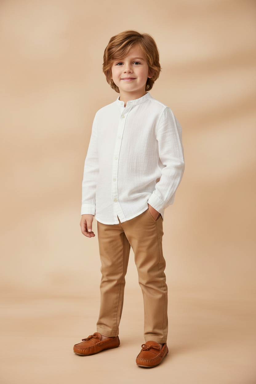 calca-infantil-caqui-foto 1