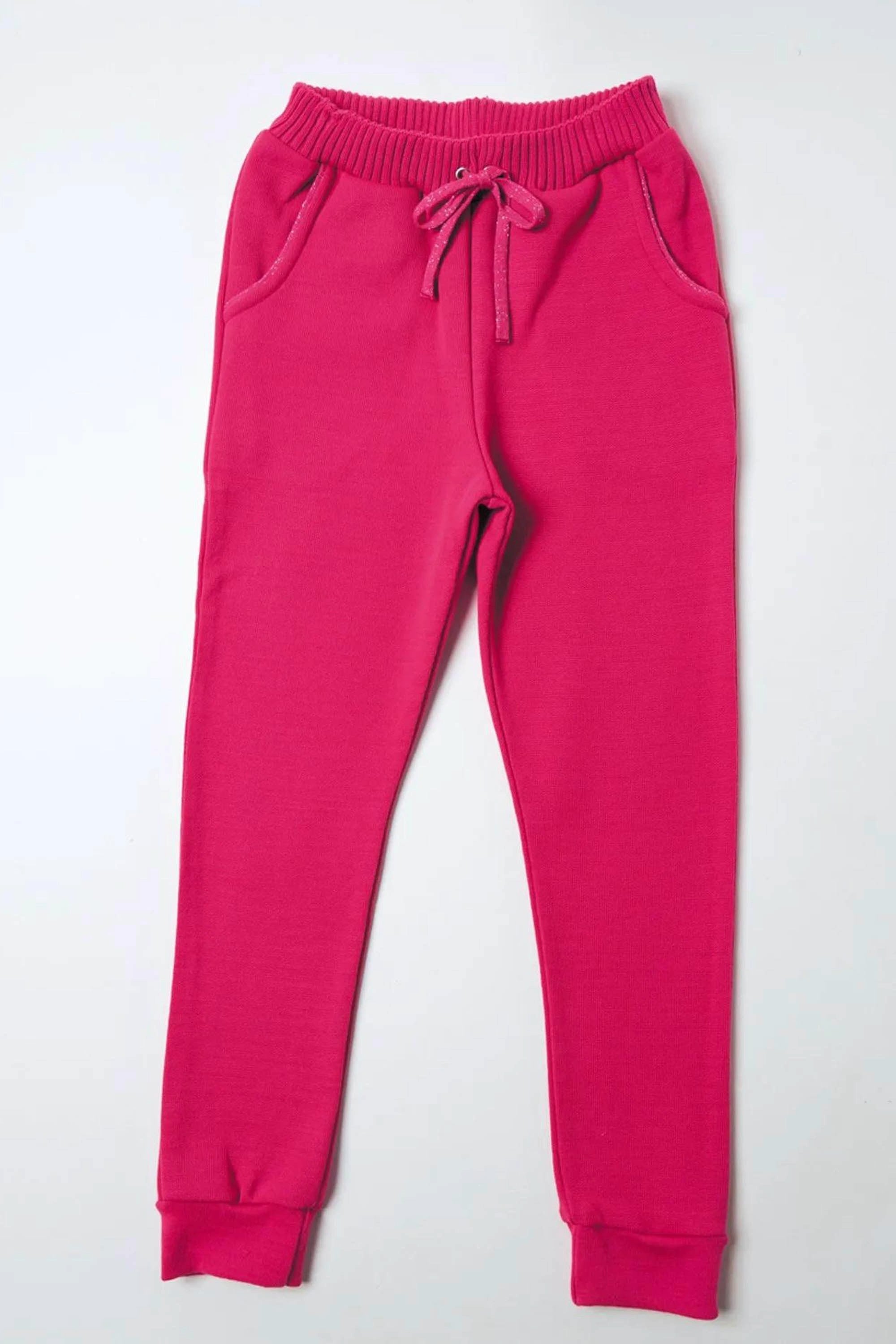 Calça Jogger Infantil Menina Rosa Pink — foto 1