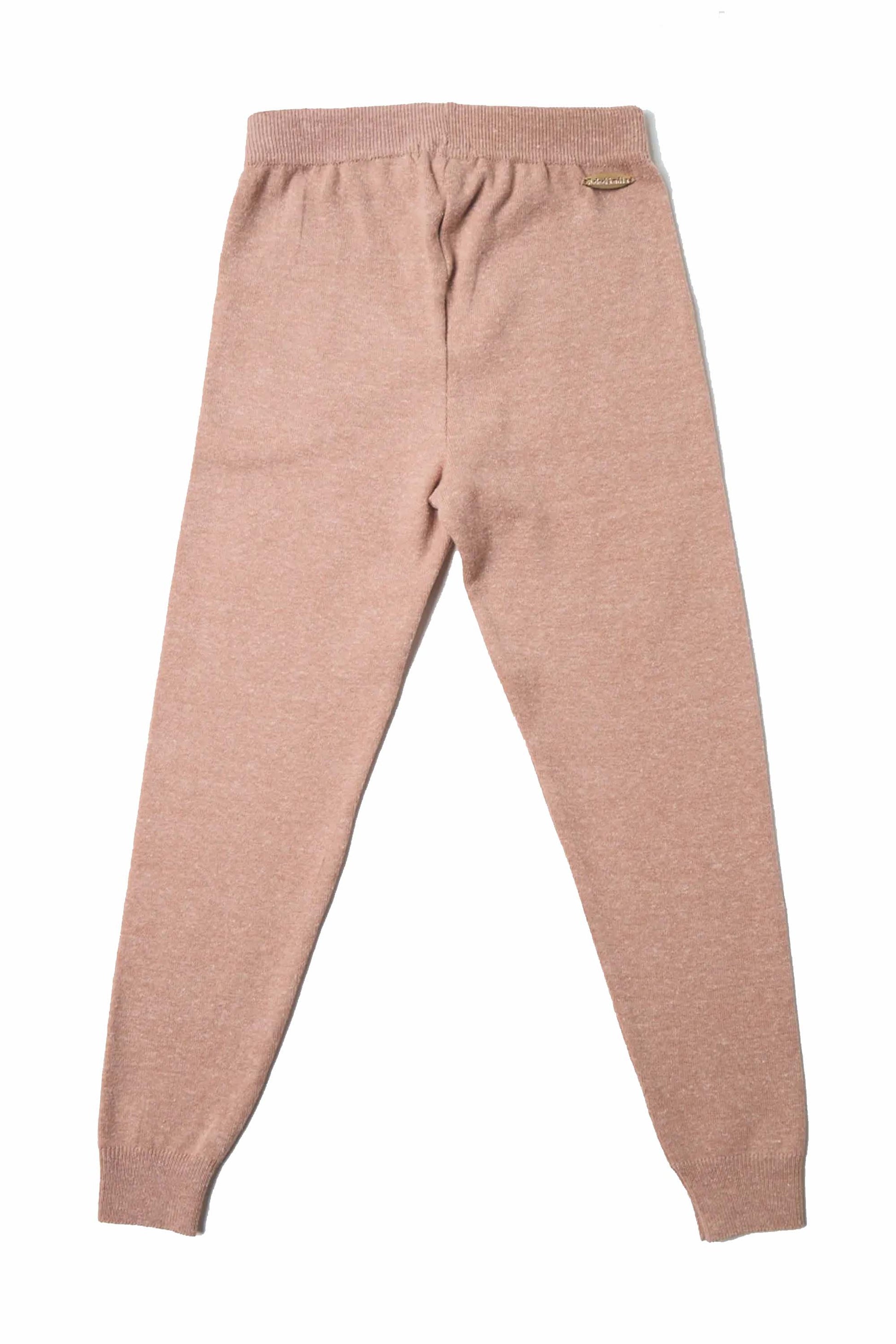 Calça Infantil Tricô Jogger Nude — foto 2