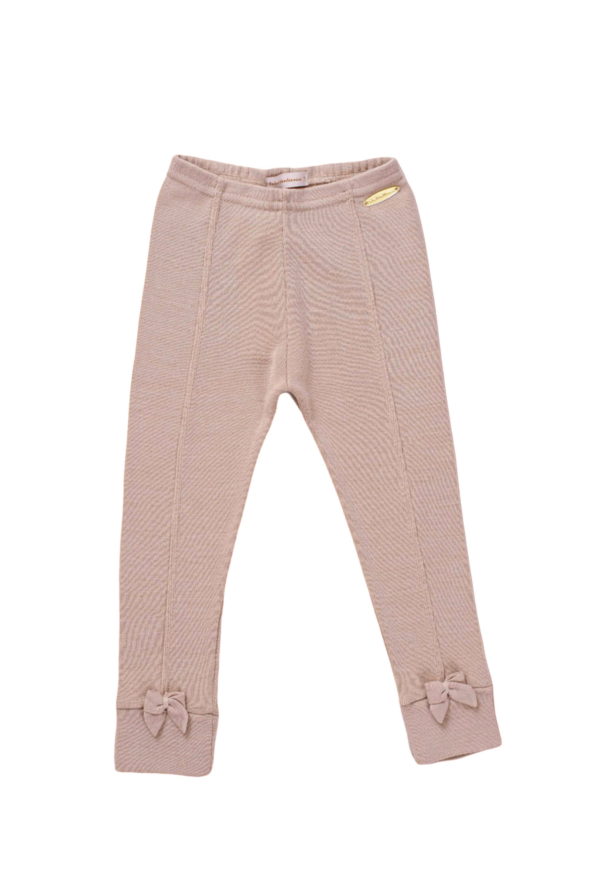 Calça Legging Infantil Estilo Montaria Cor Fibra Para Meninas