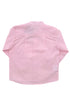 Camisa Infantil de Linho Rosa com Gola Padre e Mangas Longas — foto 3