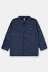 Camisa Infantil Xadrez Azul Manga Longa para Meninos — foto 2