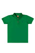 Camisa Infantil Polo Manga Curta Piquet Verde Bandeira — foto 2