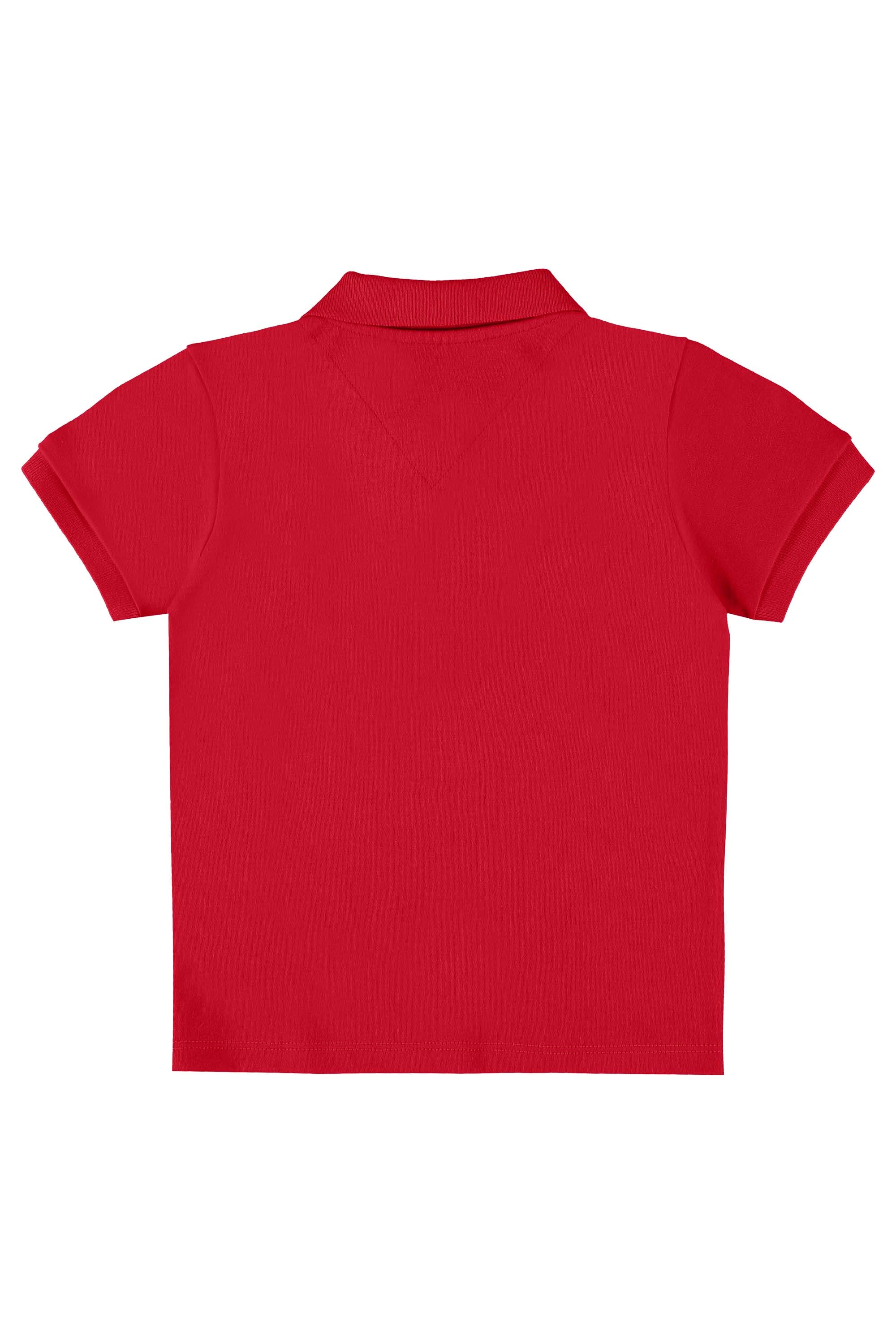 Camisa Polo Infantil em Suedine Manga Curta Vermelha — foto 2