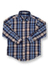 Camisa Infantil Xadrez Azul — foto 1