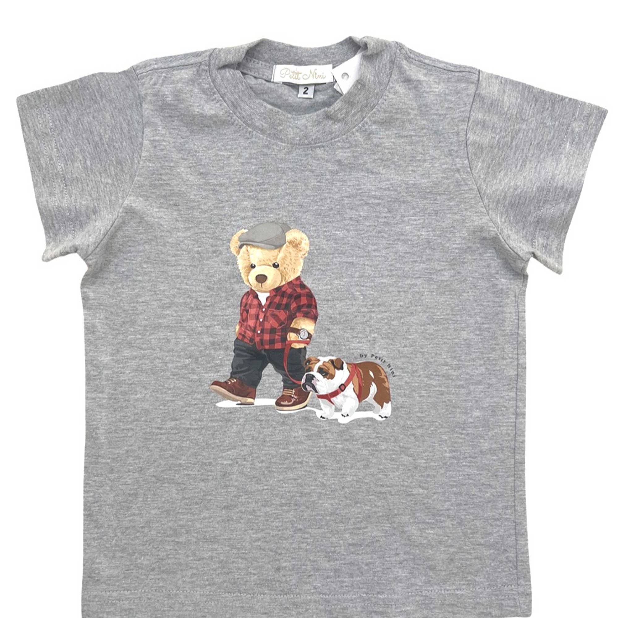 Camiseta Infantil Menino Dog Mescla — foto 1