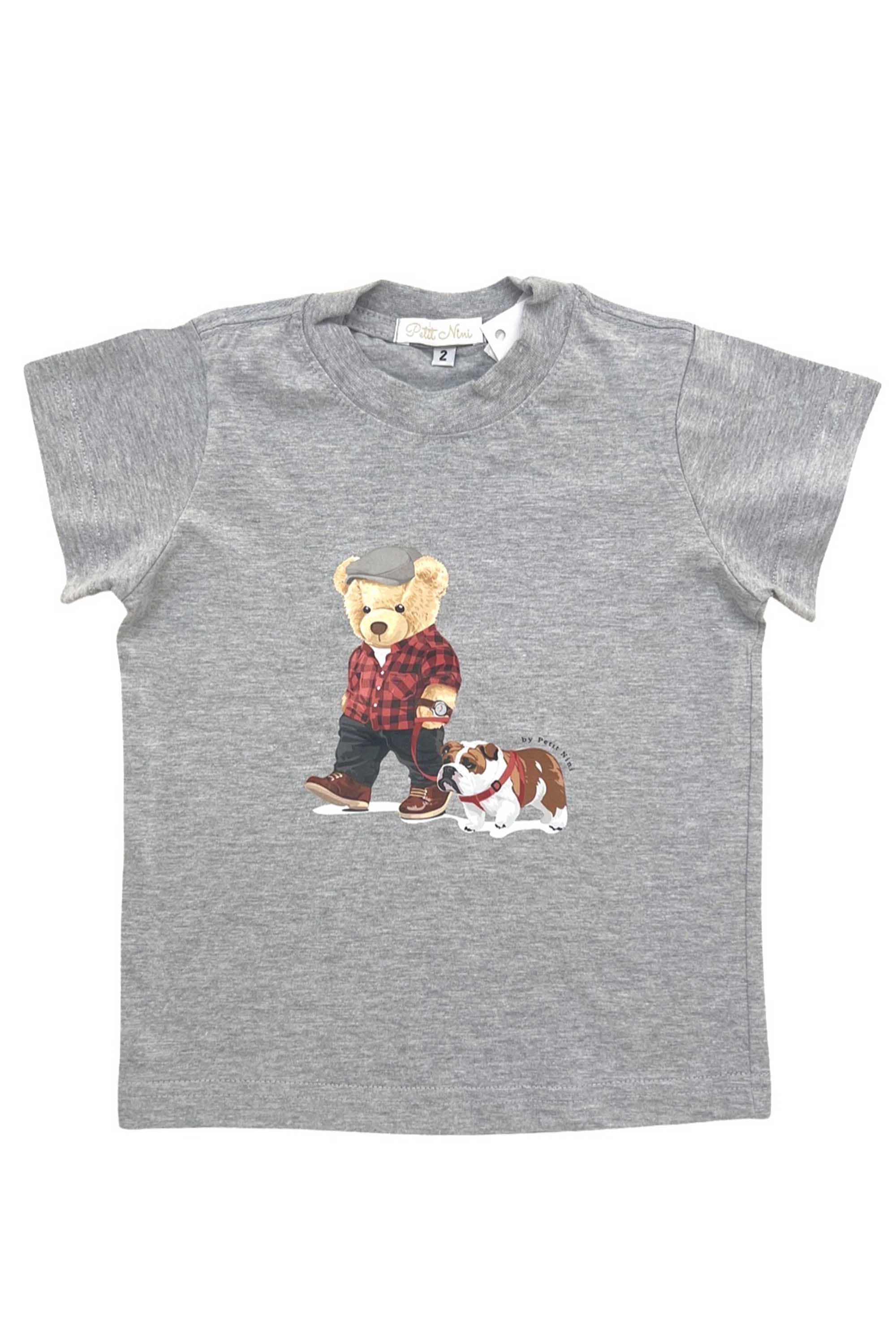 Camiseta Infantil Menino Dog Mescla — foto 1