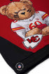 Blusa Manga Curta Infantil Menino NFL Urso Tedy Kansas City Chiefs Vermelha — foto 3