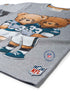 Camiseta NFL Teddy Philadelphia Eagles Manga Curta Cinza — foto 3