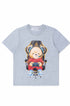 Camiseta Infantil Urso Gamer Cinza — foto 1