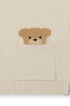 Cardigan Bebê Menino em Tricô Bolso Urso — foto 3