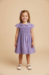 Vestido Infantil Clássico Casinha de Abelha Lilás — foto 1