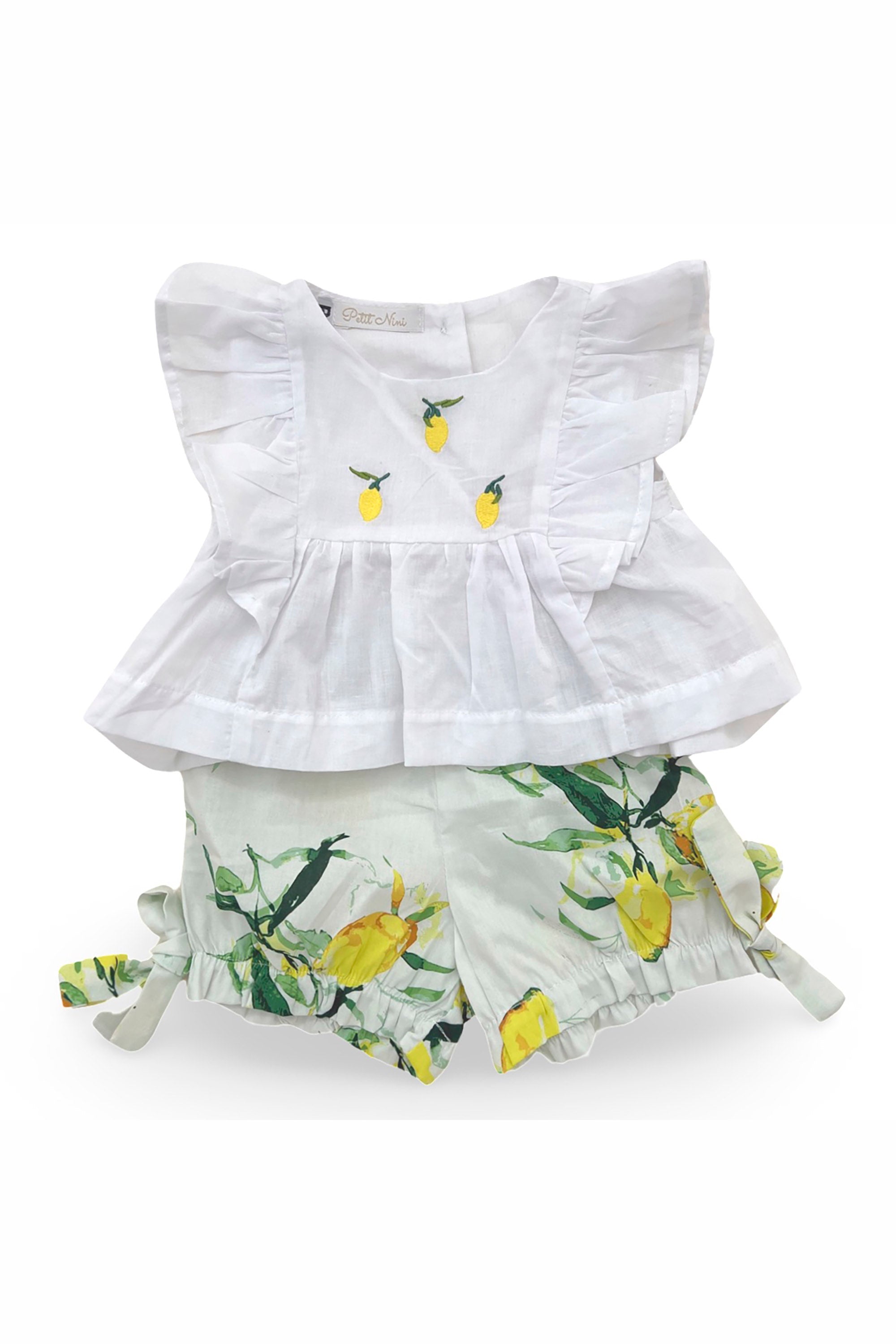 Conjunto Isadora Bata Limões e Shorts Estampado — foto 1
