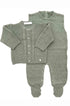 Conjunto Salopete e Cardigan em Tricô para Maternidade Alex — foto 2