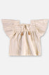 Conjunto Infantil Menina Blusa e Shorts Tecido Off White — foto 4