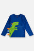 Conjunto Infantil Menino Camiseta e Sunga Boxer com UV Estampa Dinossauro — foto 3
