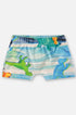 Conjunto Infantil Menino Camiseta e Sunga Boxer com UV Estampa Dinossauro — foto 4