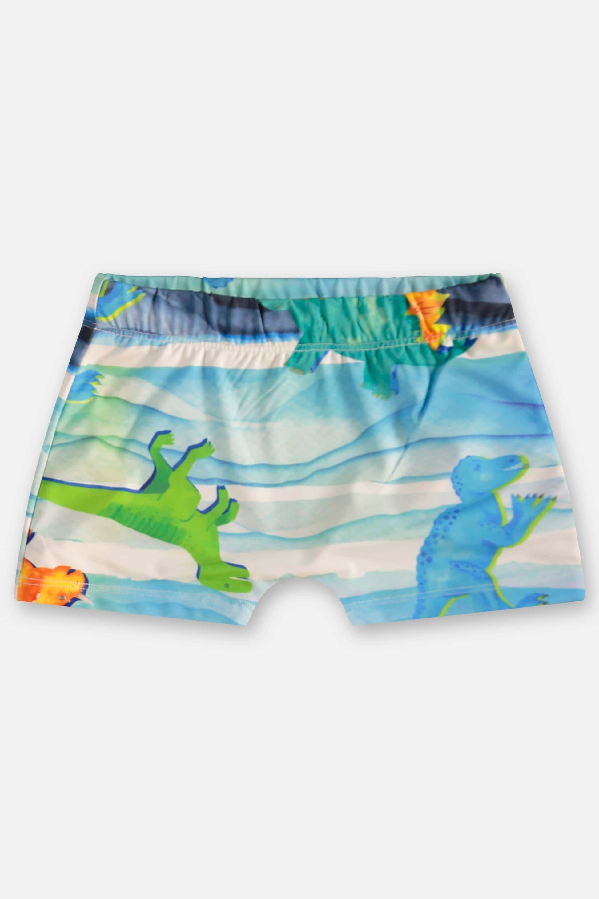 Conjunto Infantil Menino Camiseta e Sunga Boxer com UV Estampa Dinossauro — foto 4