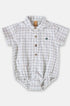 Conjunto Body Camisa Xadrez e Bermuda Elegância Verde — foto 3