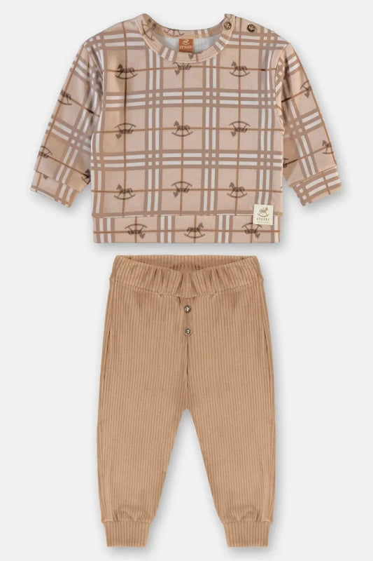 Conjunto Blusão Malha Thermosoft e Calça Flanela — foto 2