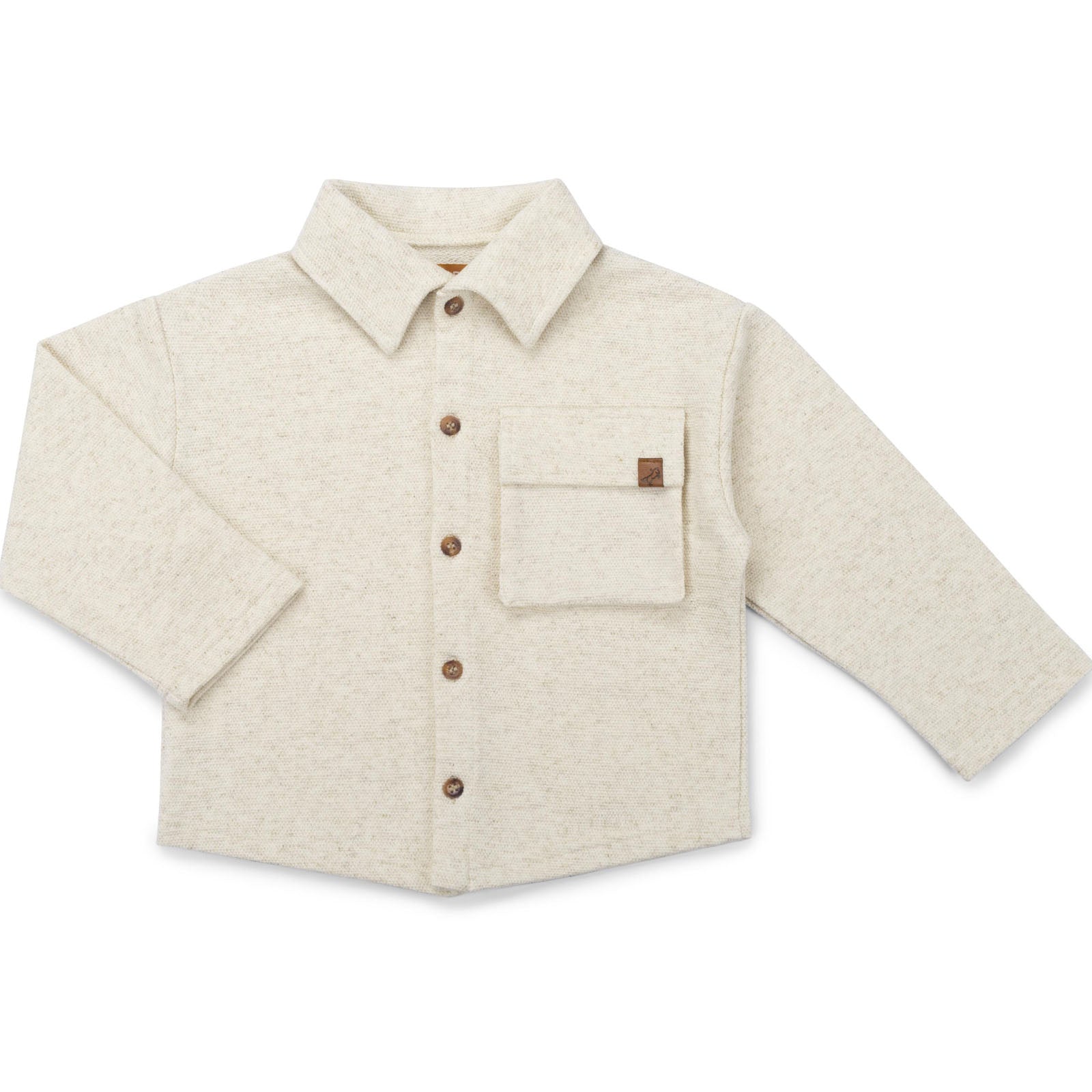 Camisa Infantil com Linho Off White — foto 1