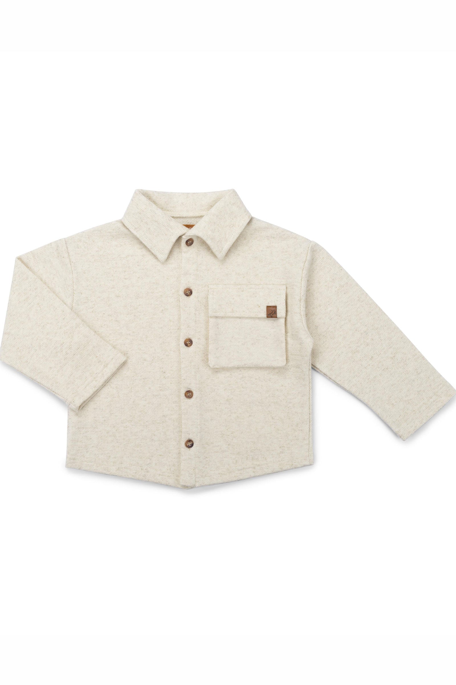 Camisa Infantil com Linho Off White — foto 1