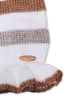 Colete em Tricot Infantil Listrado Lurex Branco para Meninas — foto 4