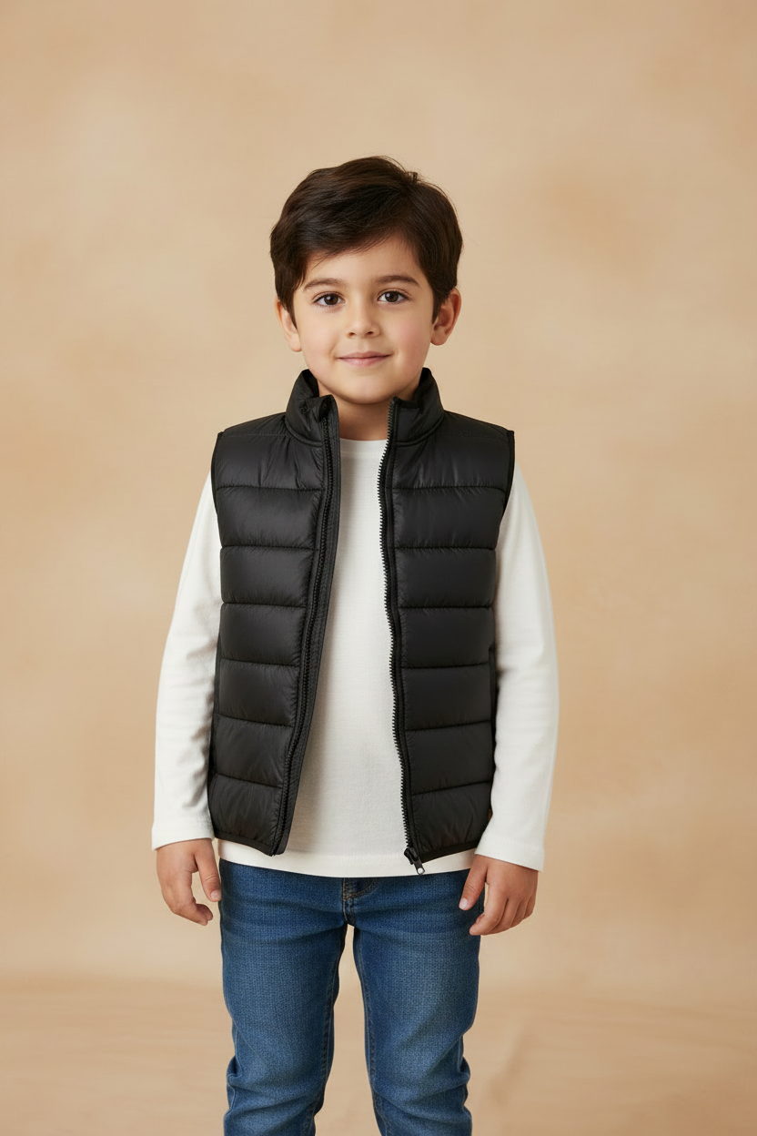 Colete Infantil Fibra Preto