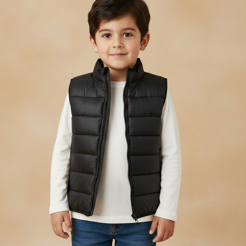 Colete Infantil Fibra Preto