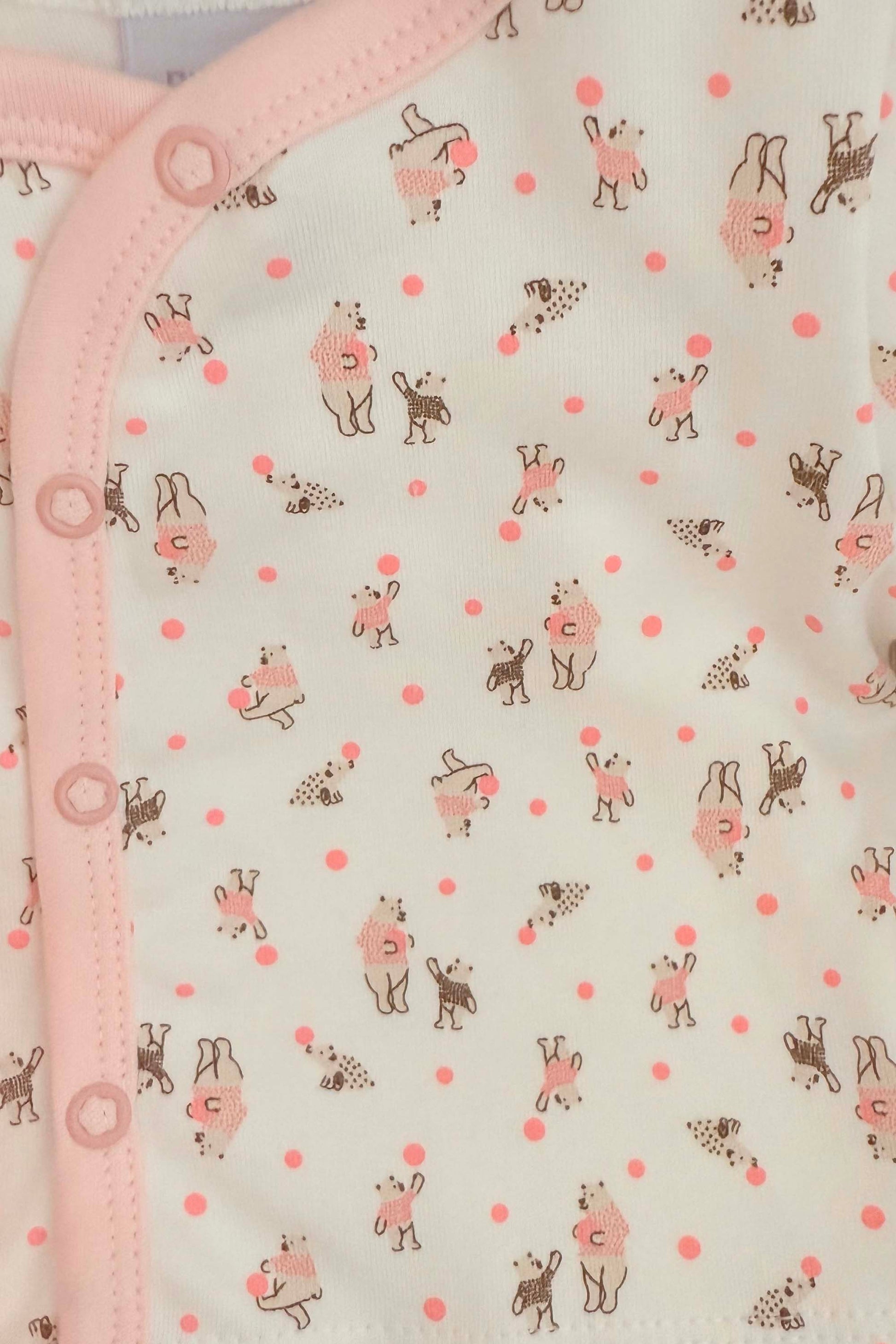 Conjunto para Bebê Algodão Egípcio Estampa Ursinhas Rosa — foto 5