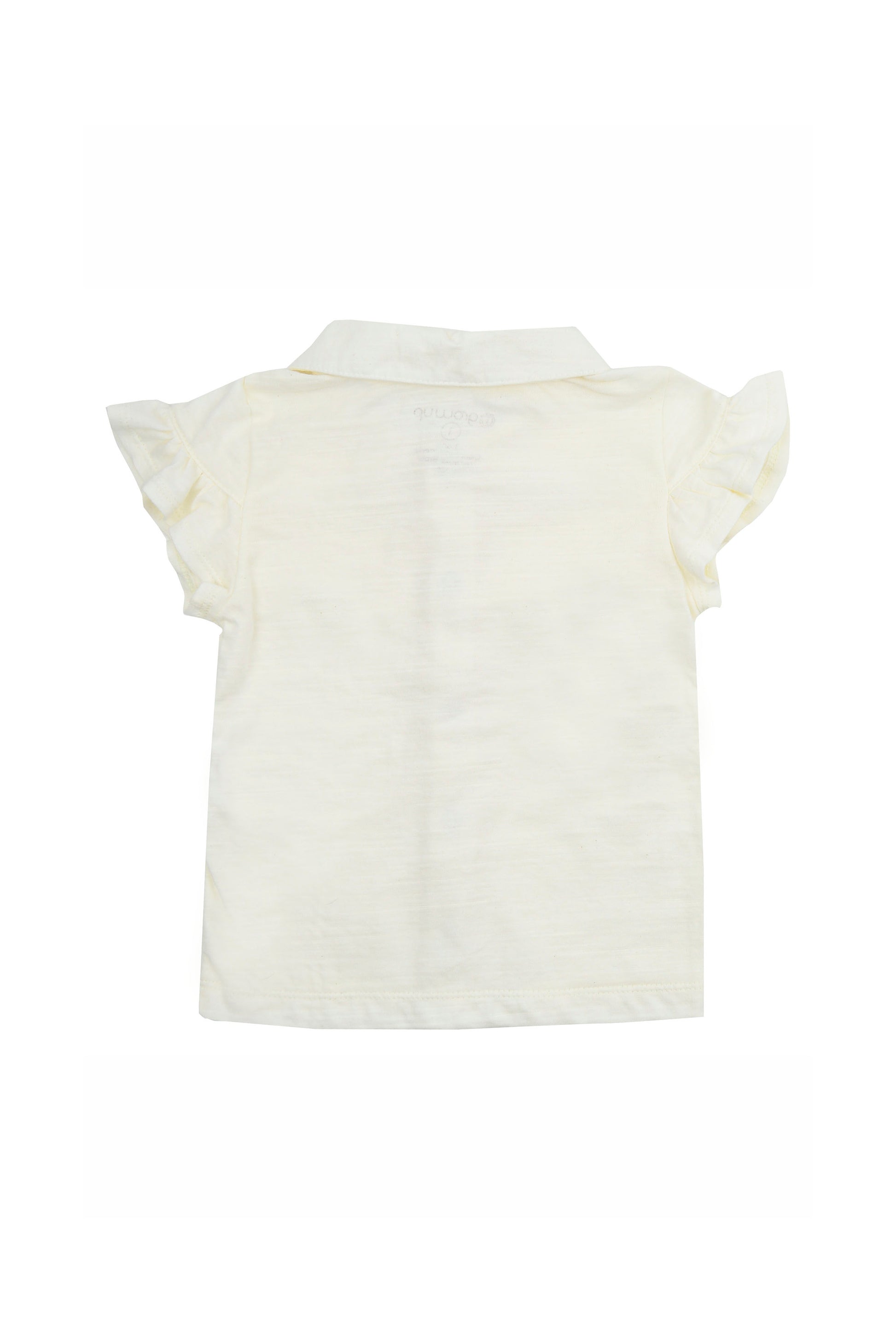 Conjunto Menina Blusa com Babados e Short Listrado Tema Náutico — foto 3