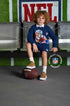 Moletom NFL Infantil Patriots Azul Marinho com Estampa de Ursinho — foto 1