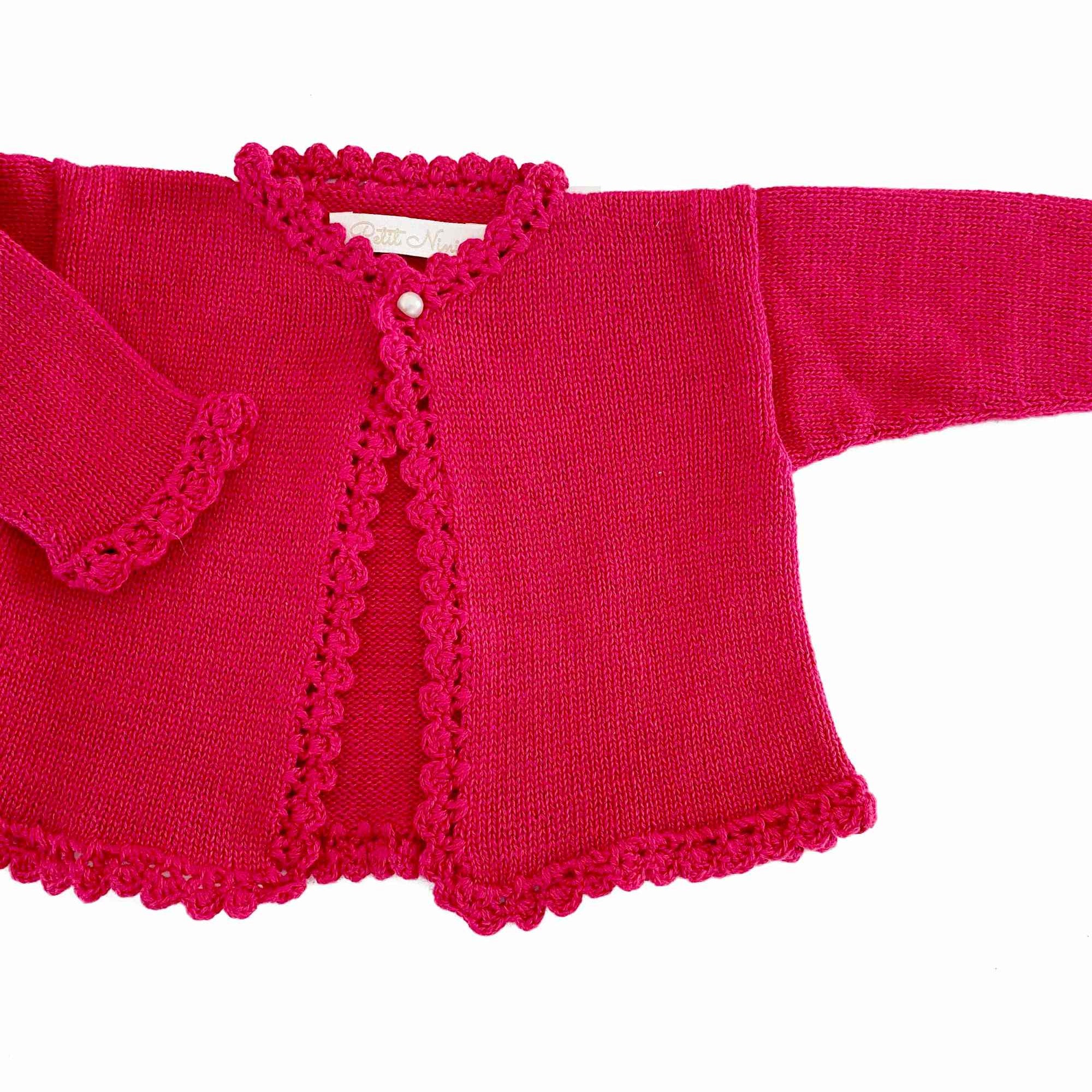 Bolero Bebê em Tricot para Menina — foto 1