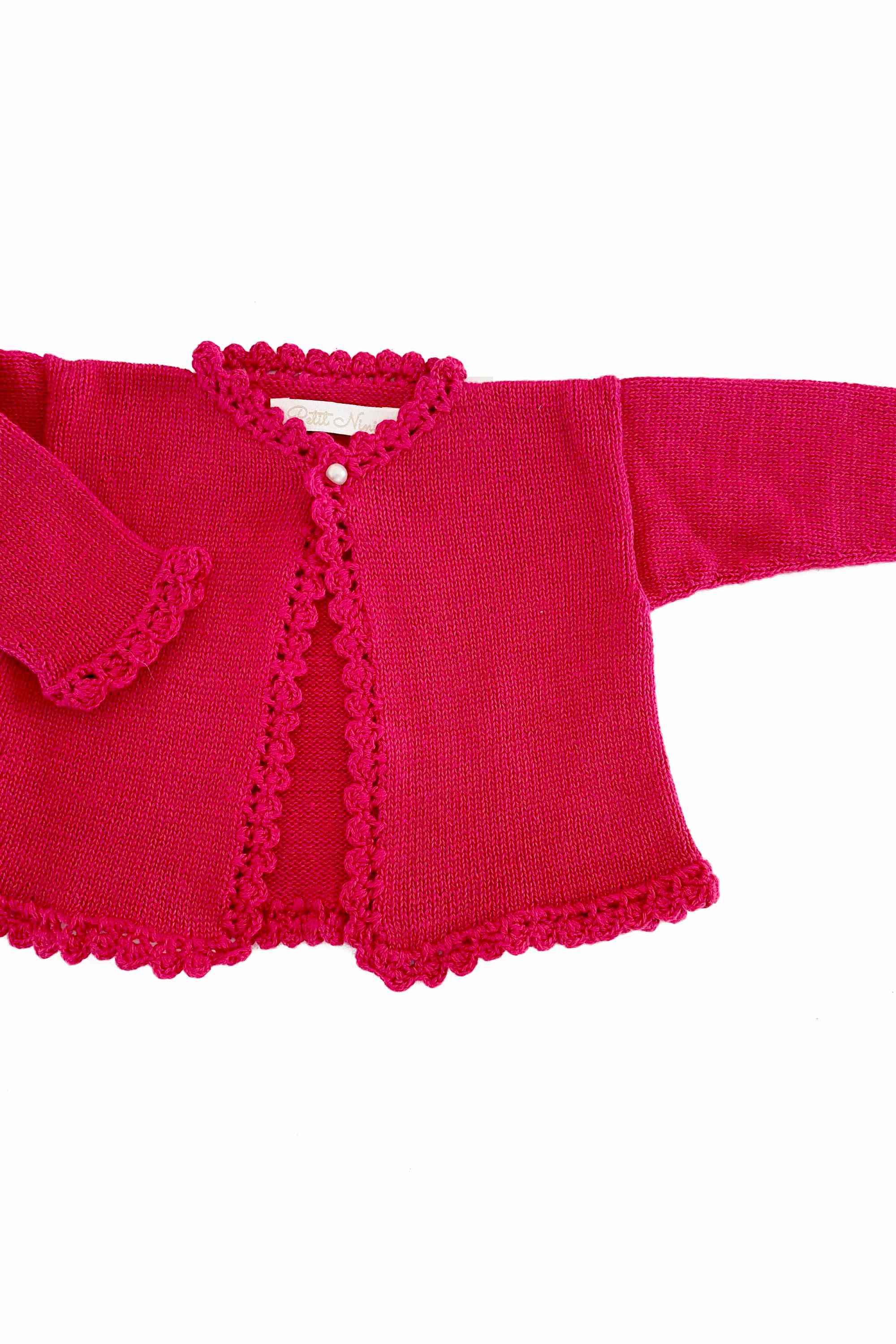 Bolero Bebê em Tricot para Menina — foto 1