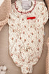 Macacão Bebê em Algodão Egípcio Estampado Ursinha Floral — foto 3