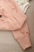 Conjunto Bebê em Algodão Egípcio Coelho na Floresta com Calça Rosa — foto 4