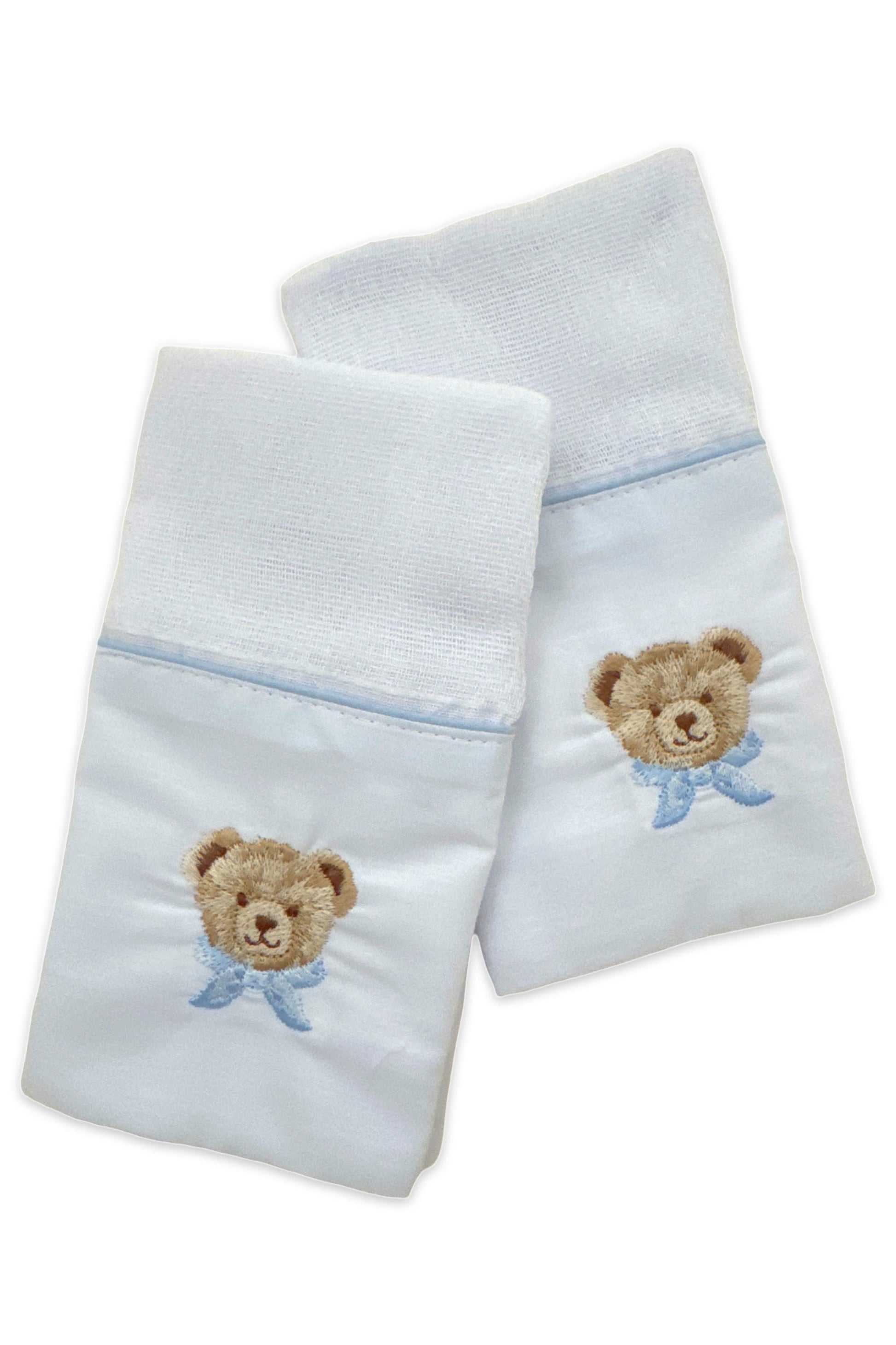 Kit 2 Fraldas de Boca Bordado Urso Encantado — foto 2