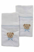 Kit 2 Fraldas de Boca Bordado Urso Encantado — foto 1
