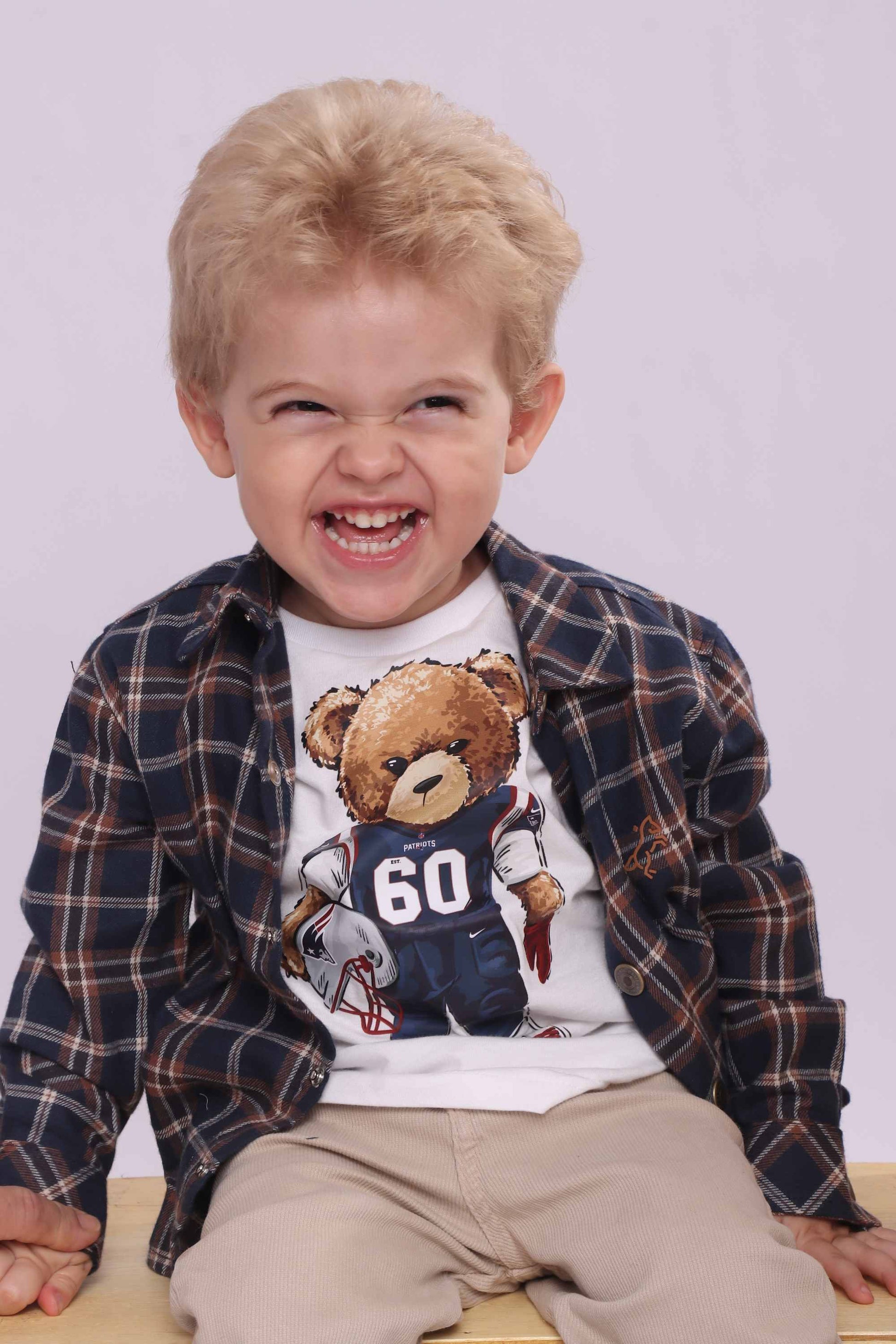 Camisa Xadrez Infantil para Meninos Julita — foto 1