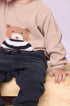 Malha em Tricot Infantil Ursinho Bege para Meninos — foto 5