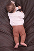 Legging Infantil em Tricot Doce de Leite para Meninas — foto 3