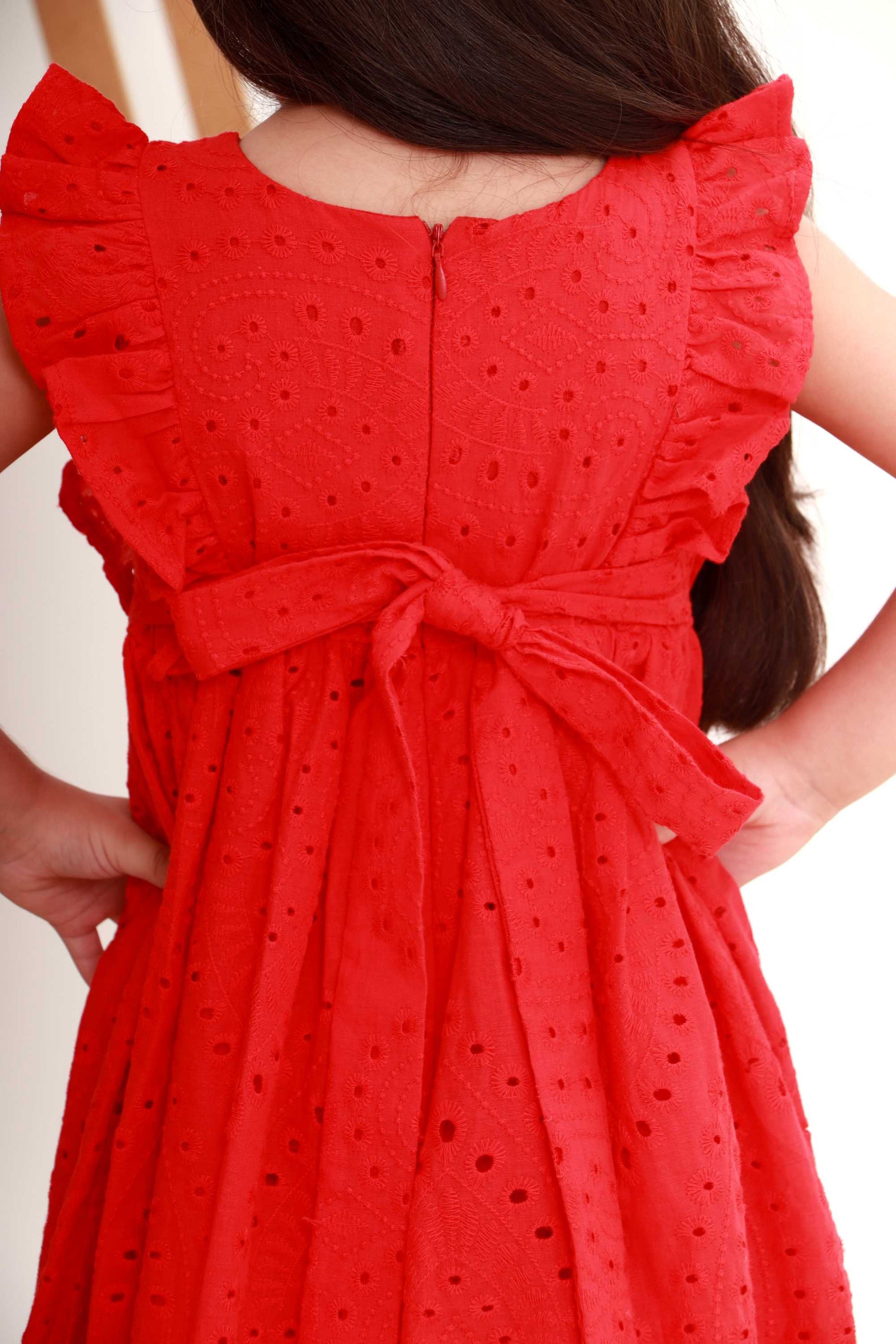 Vestido Infantil Catarina Laise Vermelho — foto 5