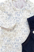 Jardineira para Bebê Menino Moletinho Jeans e Body Estampa Tigre — foto 3