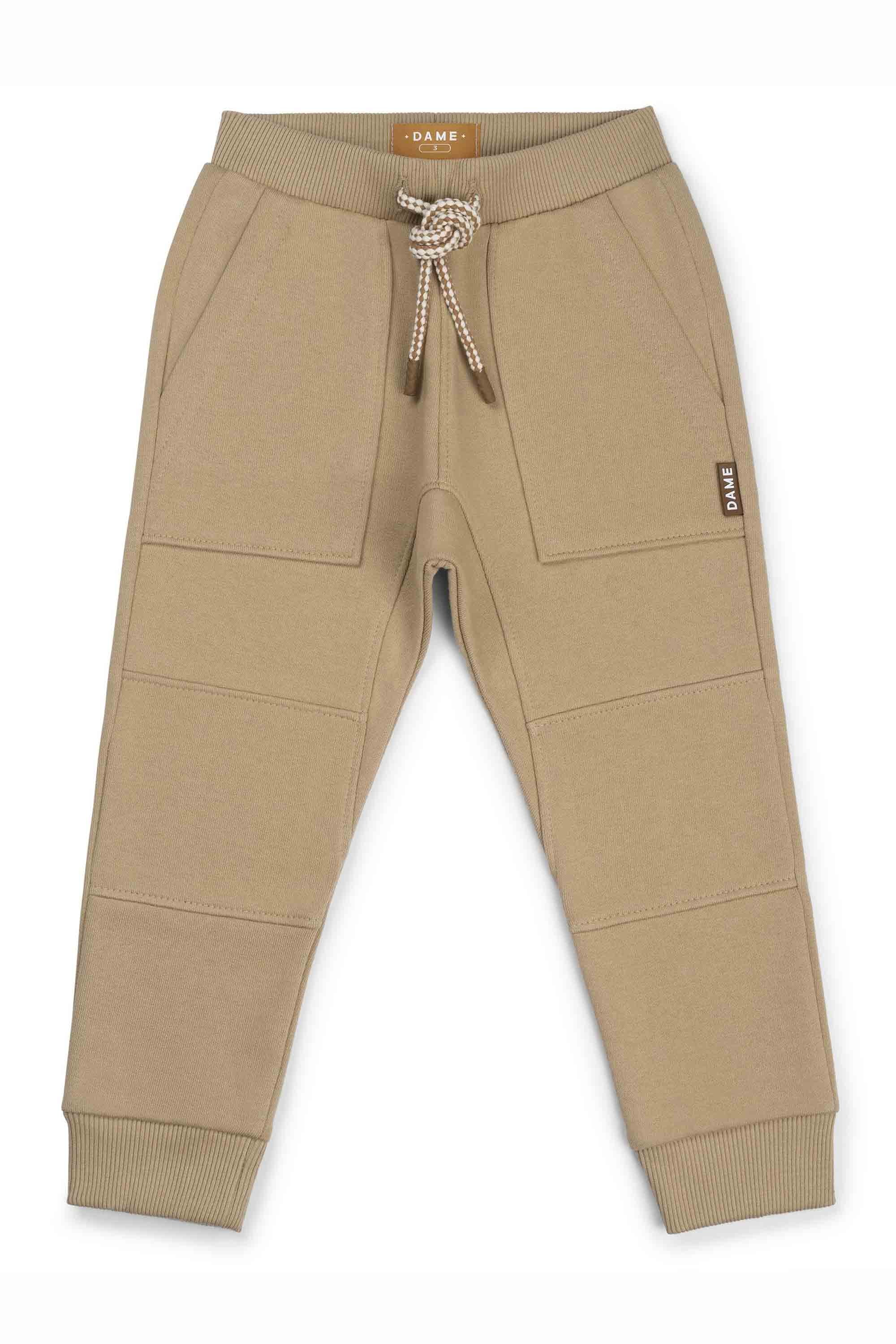 Calça de Moletom Infantil Color Bege — foto 1