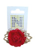 Laço Flor Strass Vermelho — foto 1
