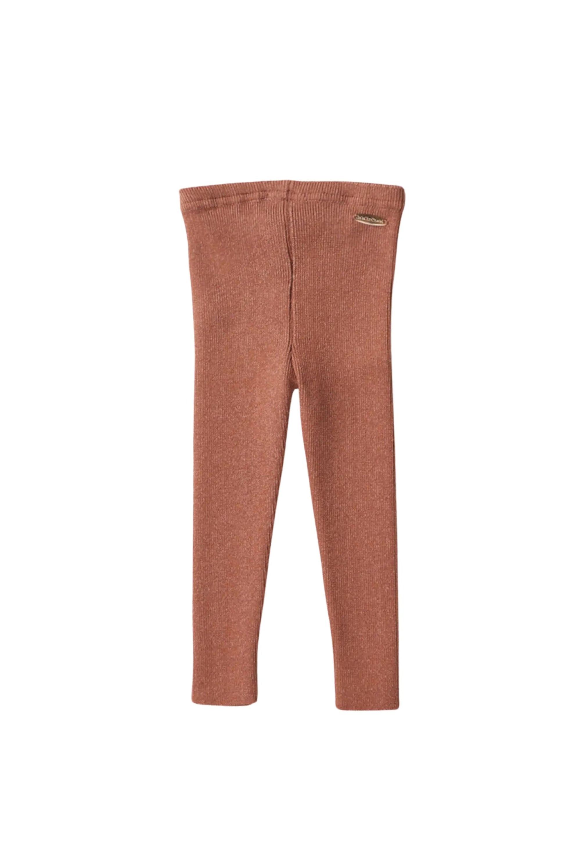 Legging Infantil em Tricot Doce de Leite para Meninas — foto 5