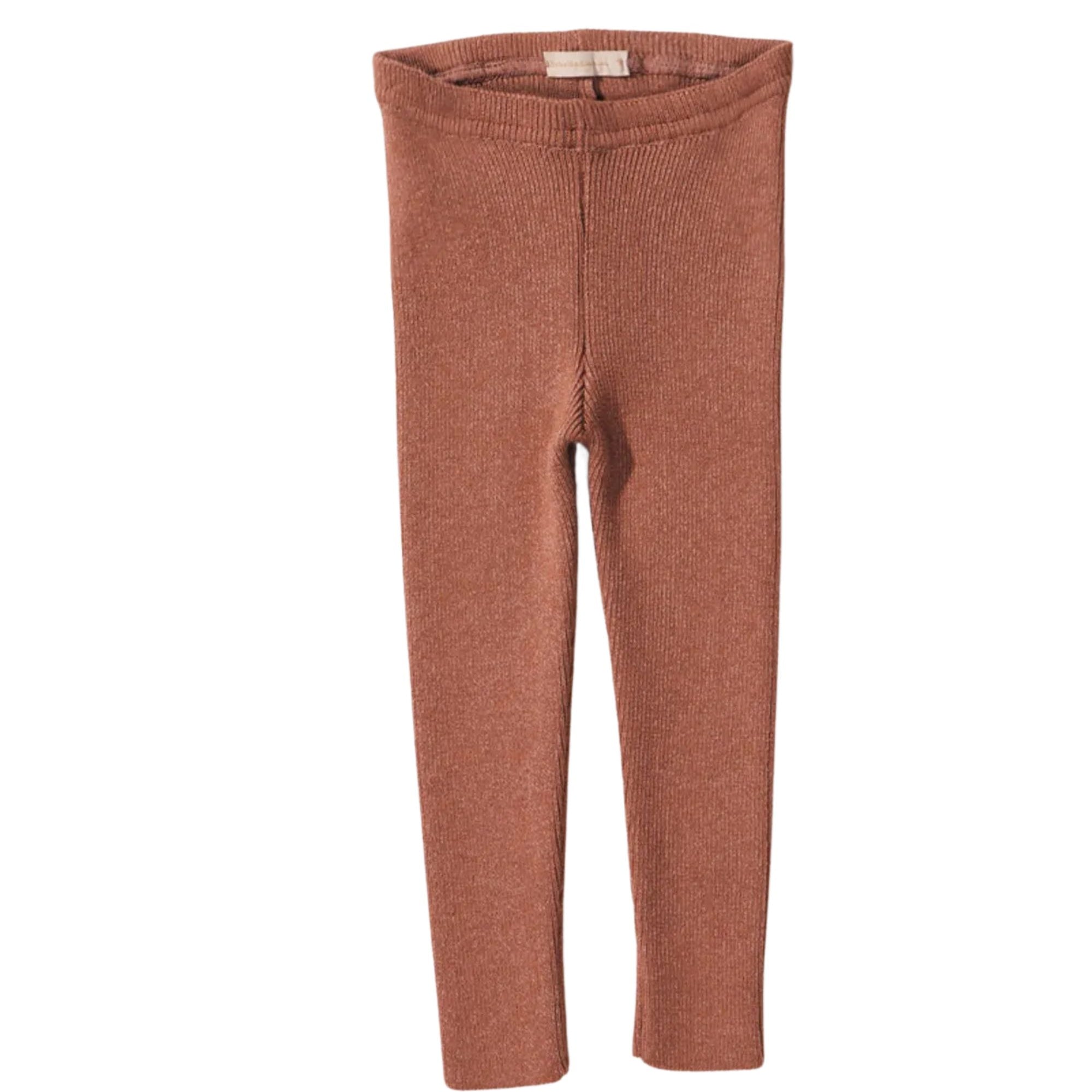Legging Infantil em Tricot Doce de Leite para Meninas — foto 1