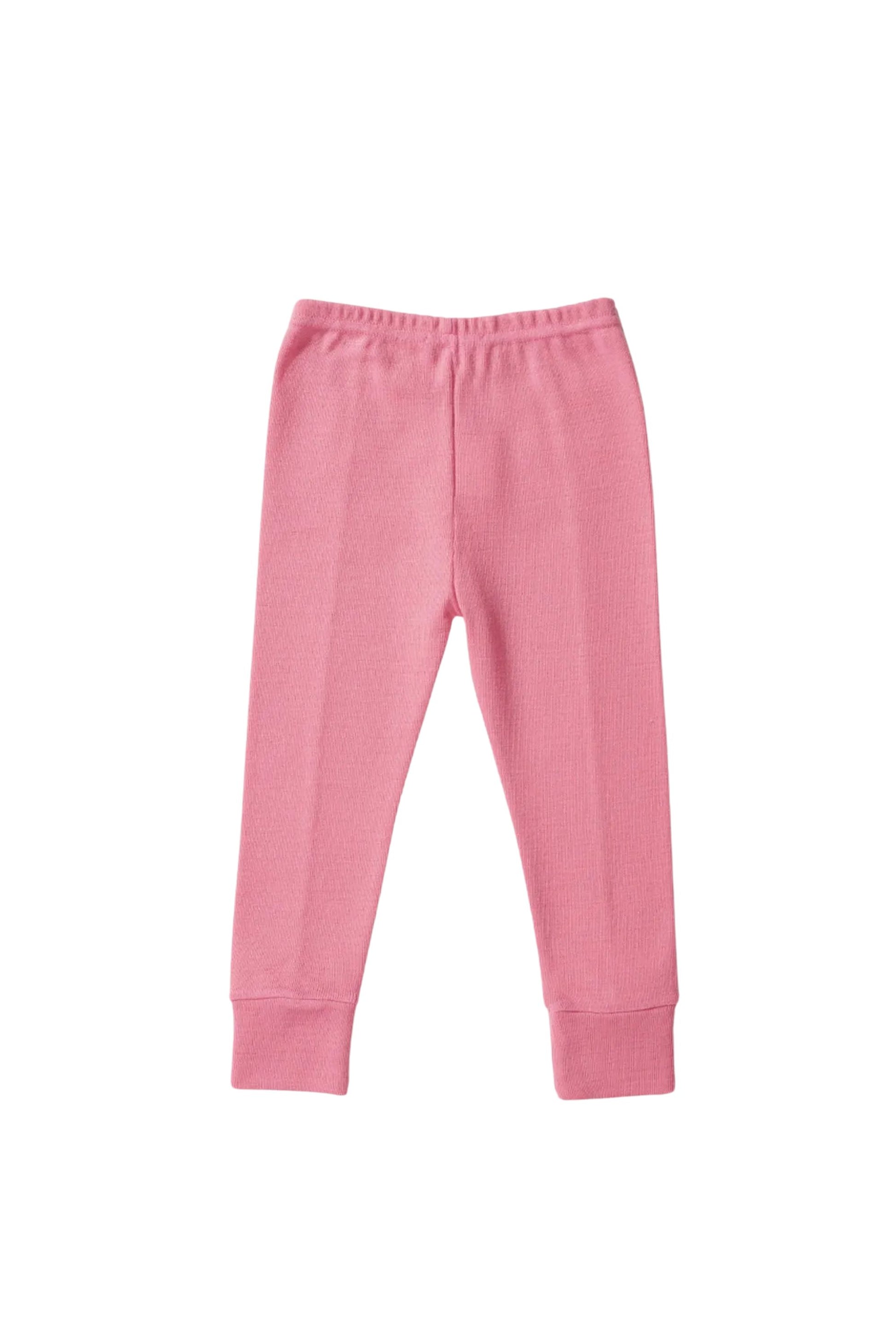 Calça Legging Infantil Tricot Rosa Soft Estilo Montaria — foto 2